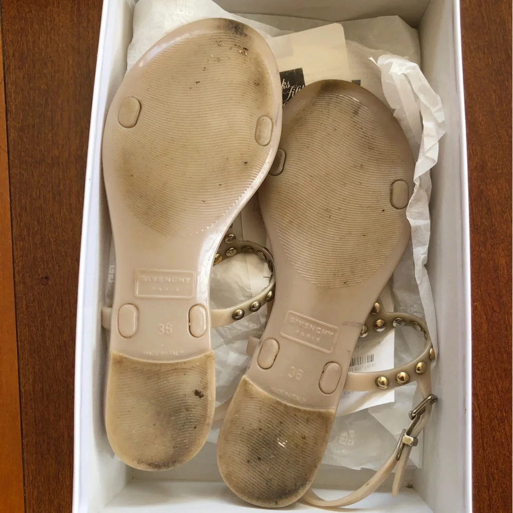 GIVENCHY rubber sandals size 36 - Picture 5 of 5